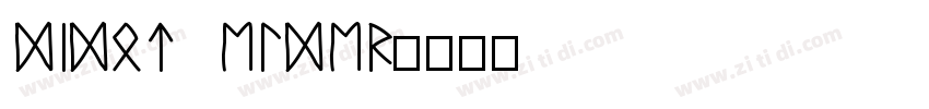 Didot Elder字体转换